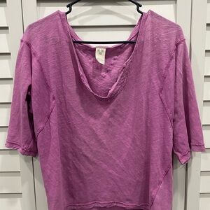 We The Free Lavender Short Sleeve Tee